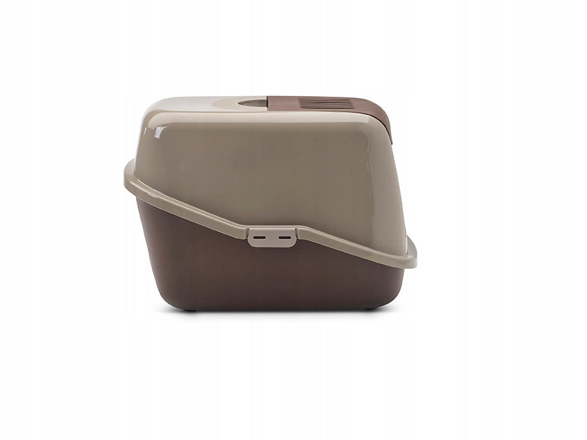 LITTER BOX CAT TOILET CATS SAVIC INDOOR Cuvette Indoor Nestor Color brown