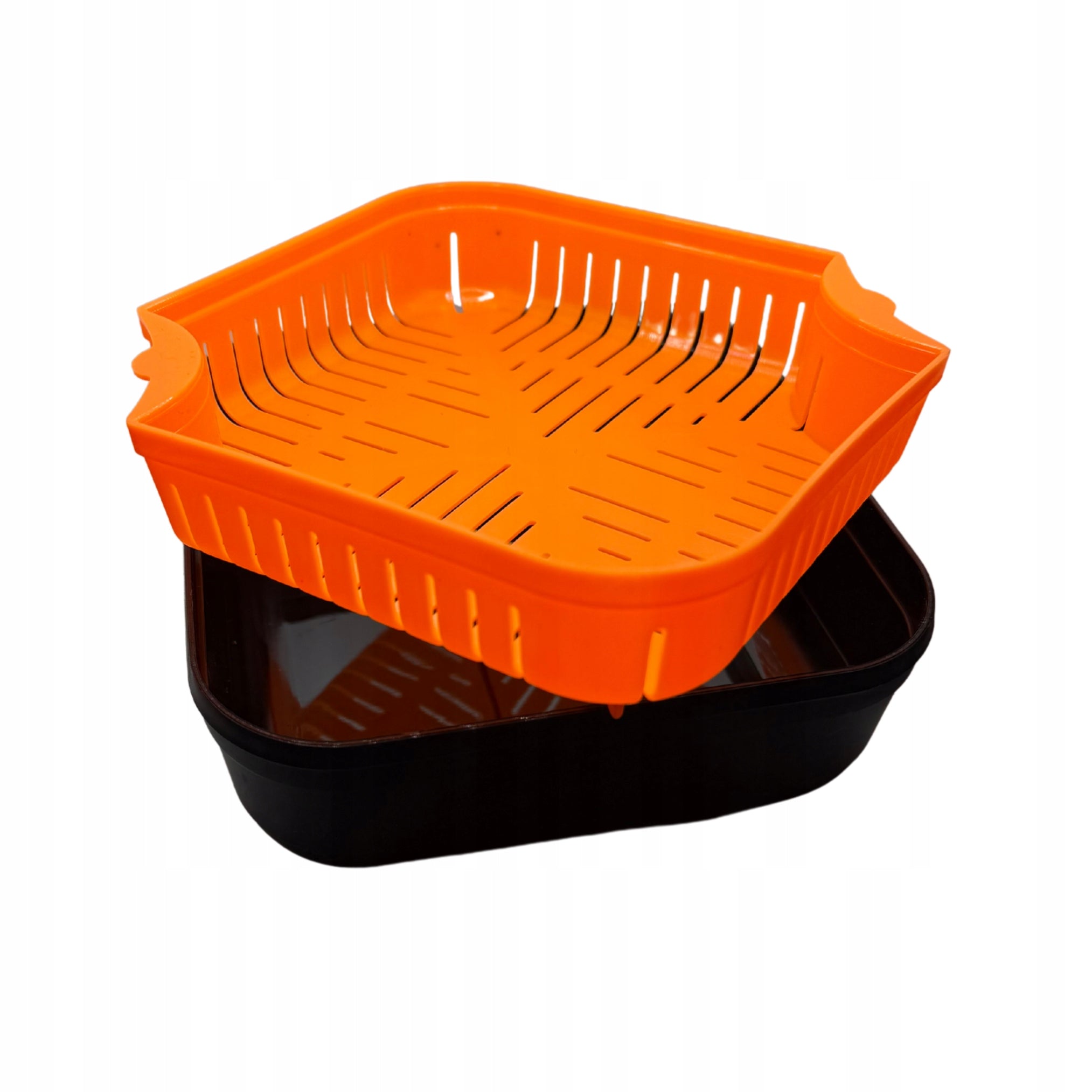 LITTER BOX SET FOR DRAINING PELLETS 2in1 + STRAINER 170x170x60 mm Packaging status original