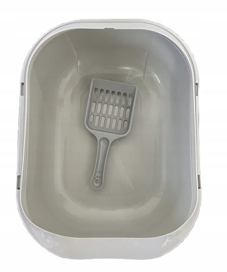 LITTER BOX open for cat for litter + SPATULA (F099) Brand K&M