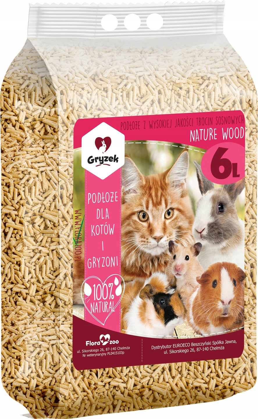 LITTER WOODEN SUBSTRATE PELLET FOR LITTER BOX CAT CAGE RABBIT RODENTS EAN (GTIN) 5902367960650
