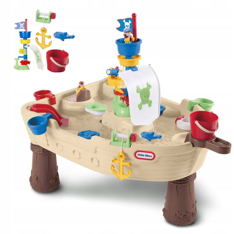 LITTLE TIKES SANDBOX GARDEN WATER TABLE PIRATE SHIP TO PLAY WITH Brand Little Tikes