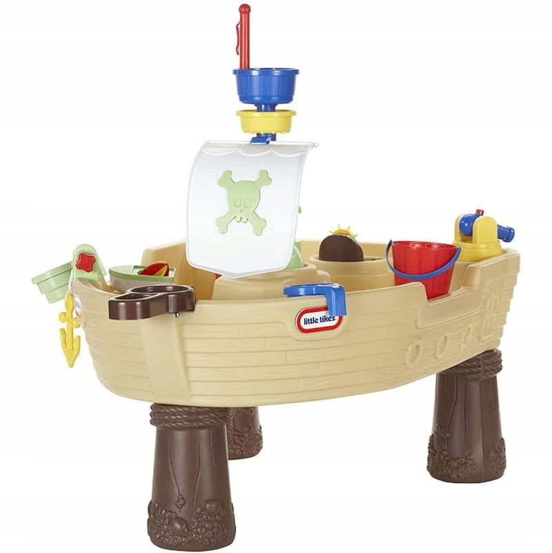 LITTLE TIKES SANDBOX GARDEN WATER TABLE PIRATE SHIP TO PLAY WITH Manufacturer code 628566