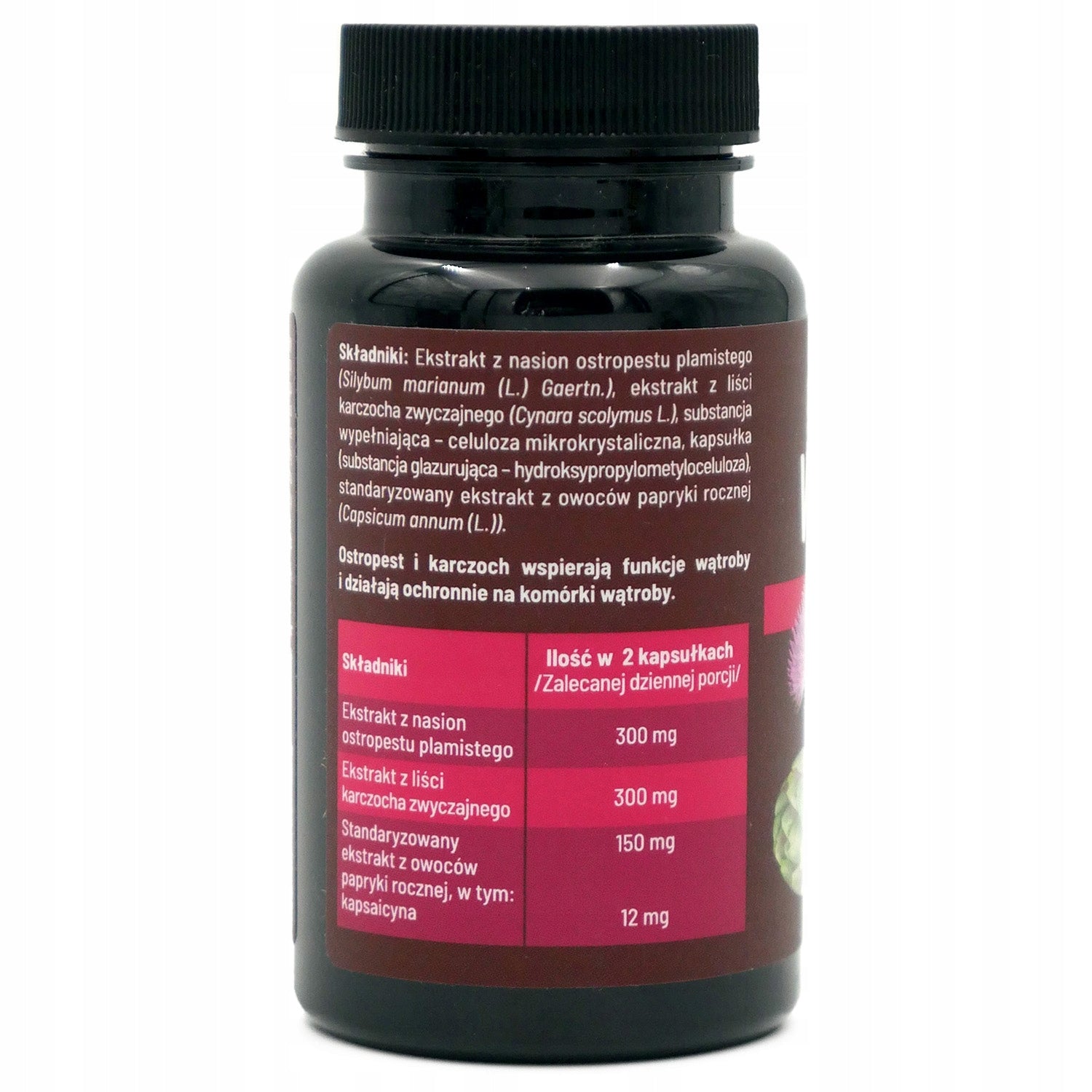 LIVER 60 capsules Skoczylas artichoke and milk thistle Manufacturer code 5903631208102