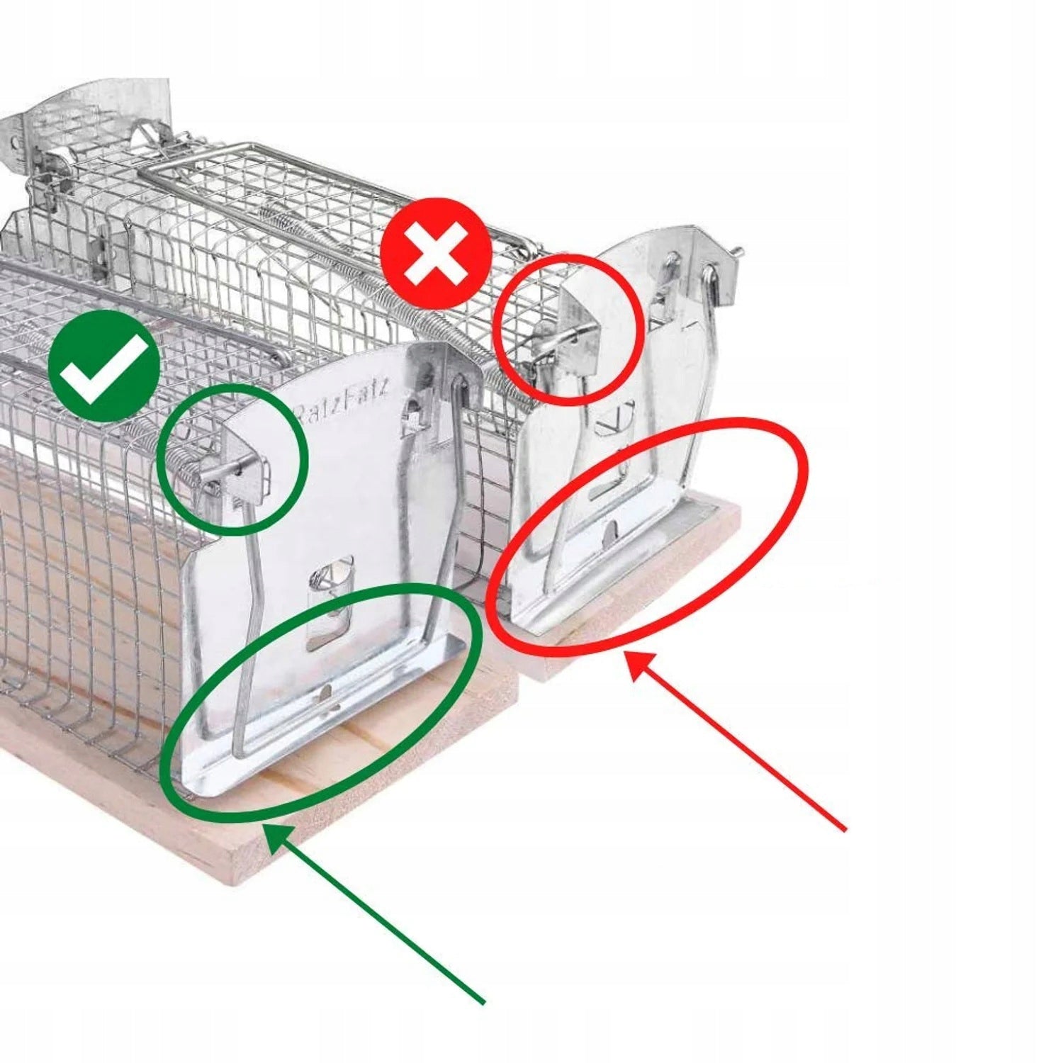 LIVETRAP MOUSETRAP RODENTS RATS UNIVERSAL HUMANITARIAN PAW Brand Hunter