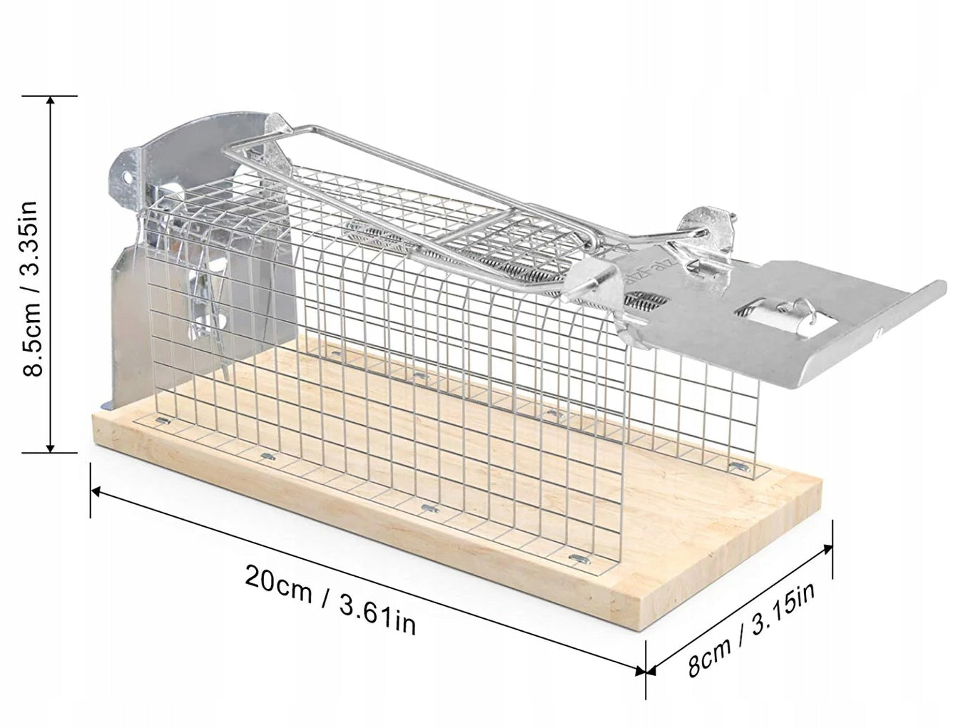 LIVETRAP MOUSETRAP RODENTS RATS UNIVERSAL HUMANITARIAN PAW Manufacturer code MBM-01