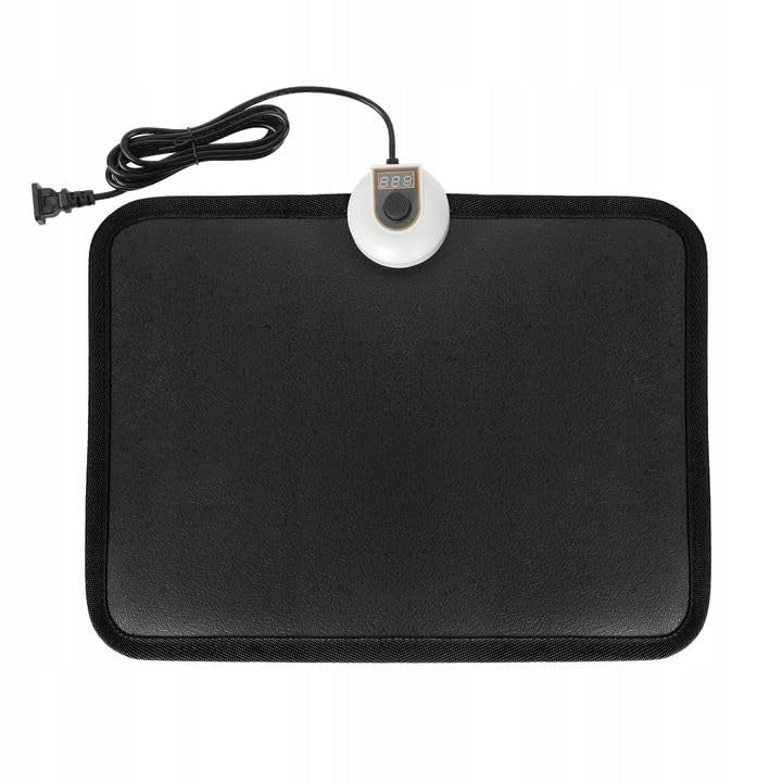 LIVTRIBE Floor Heating Mat 230V Electric Foot Heater Black