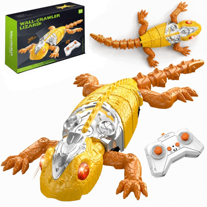 LIZARD REMOTE CONTROLLED WALKING ON THE WALLS GECKO ON THE REMOTE CONTROL LIGHTS LED