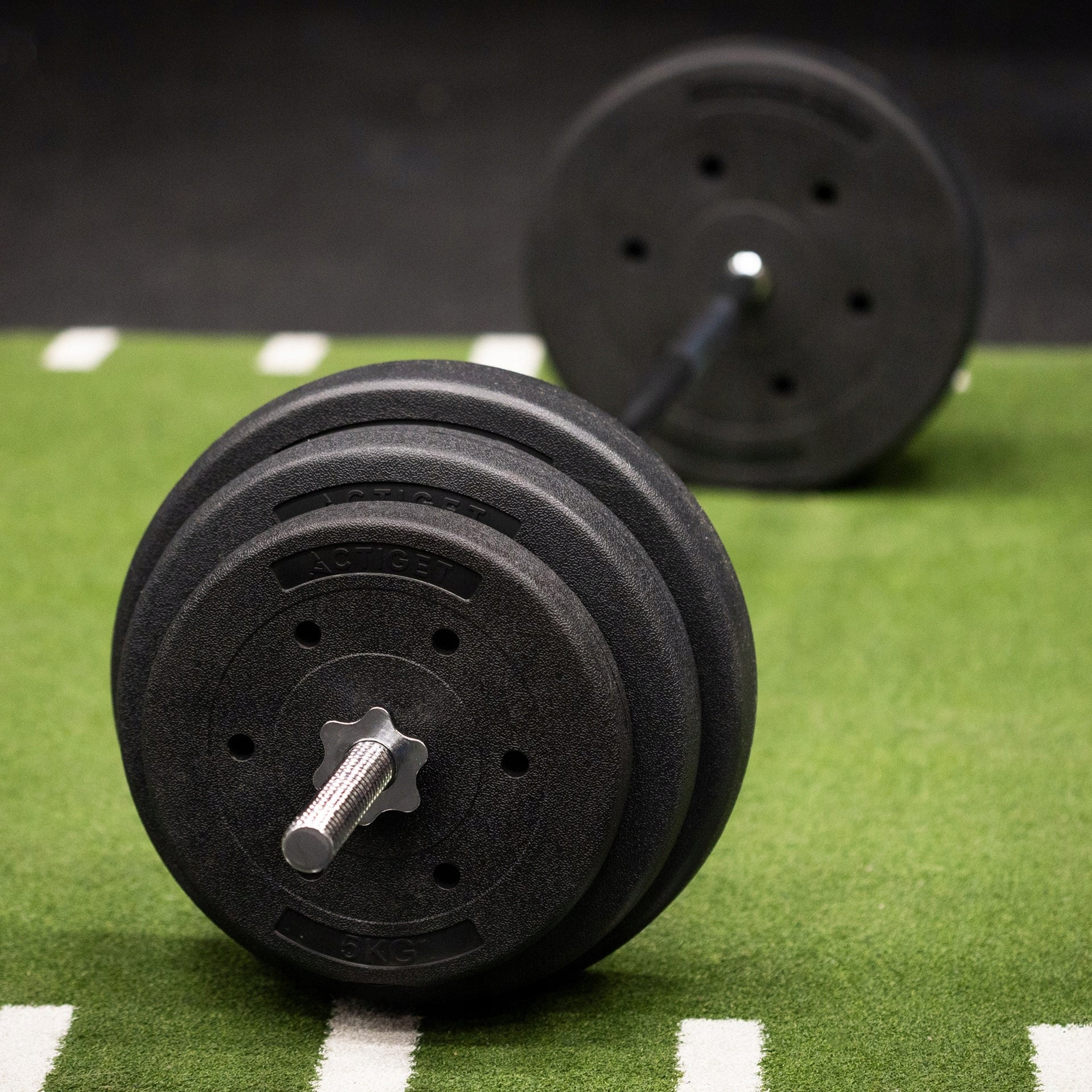 LOAD PLATE 10kg BARBELL DISC 29mm BITUMINOUS DUMBBELLS COMPOSITE Packaging status original