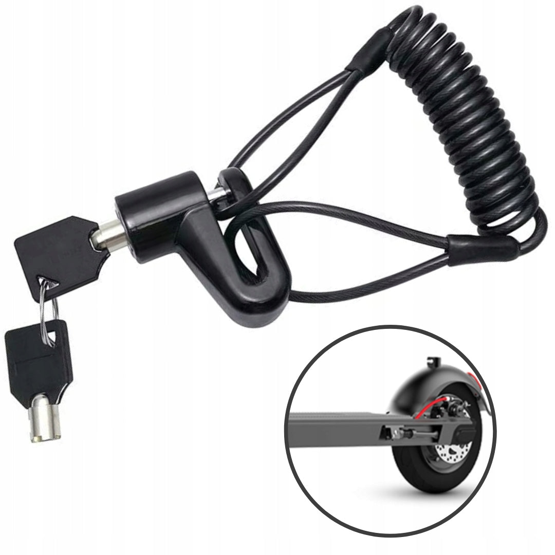 LOCK BRAKE DISC CLOSURE FOR SCOOTER