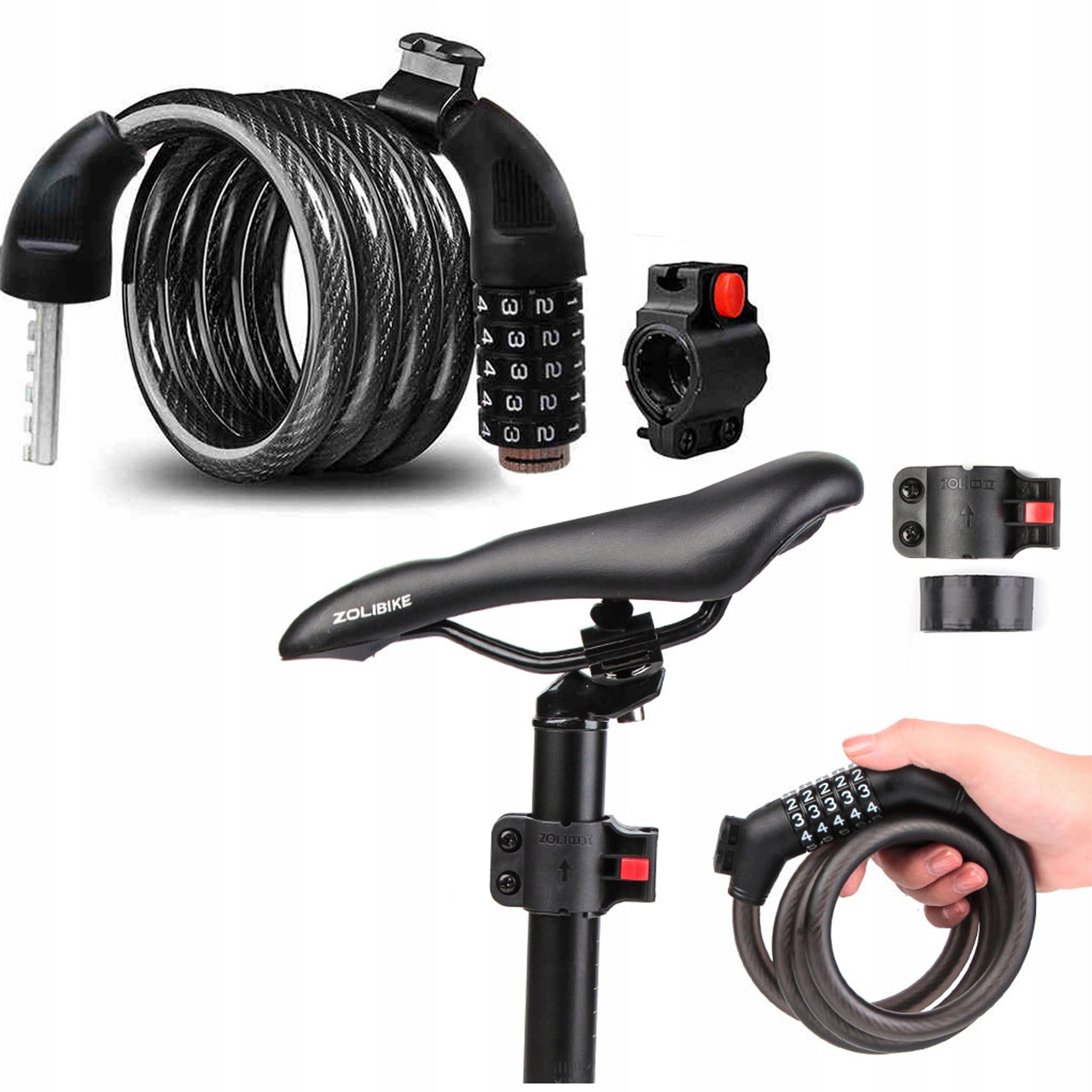 LOCK FOR CITY ELECTRIC BIKE FOR CIPHER CODE FOLDING CLASP Color black