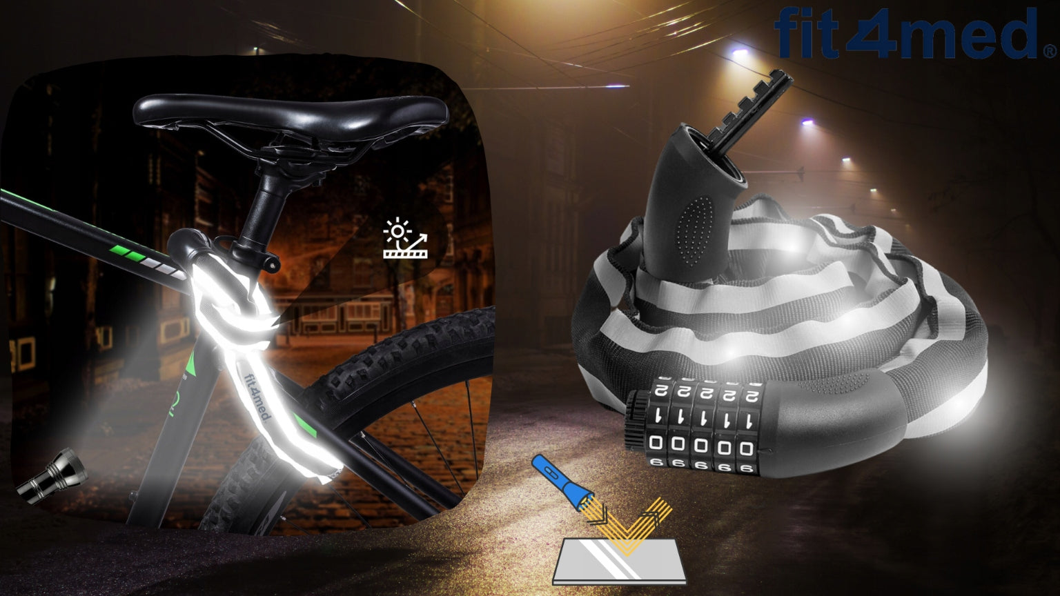 LOCK SECURING BICYCLE CHAIN ON BIKE MOTOR LOCK CIPHER Lock type per code