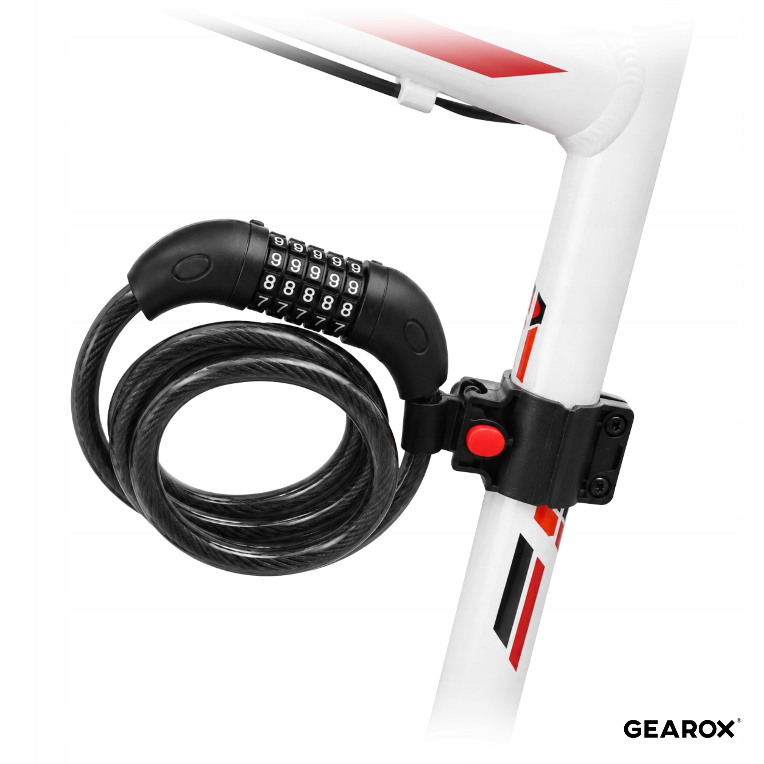 LOCK THE BIKE WITH CIPHER CODE SOLID CLASP BICYCLE SECURITY PADLOCK Brand Gearox