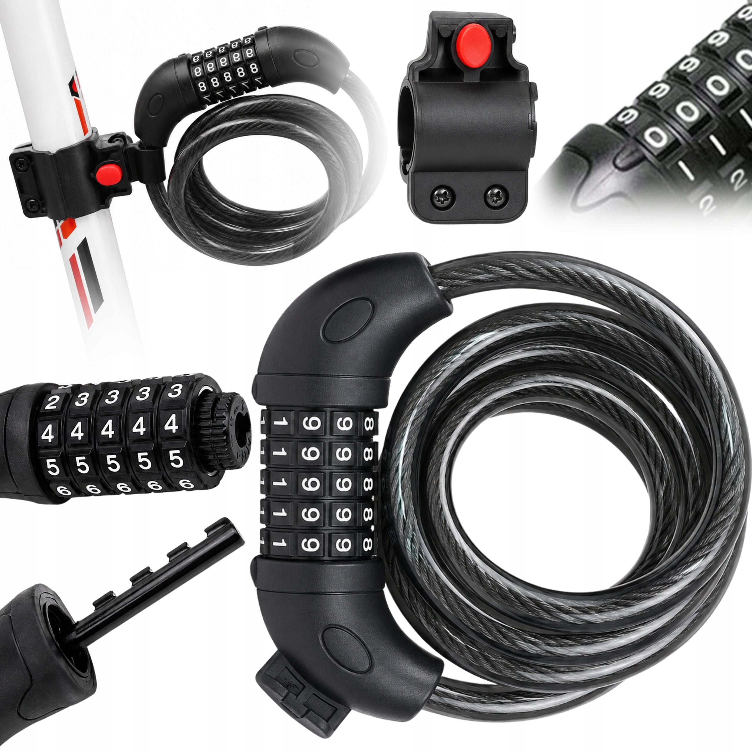 LOCK THE BIKE WITH CIPHER CODE SOLID CLASP BICYCLE SECURITY PADLOCK
