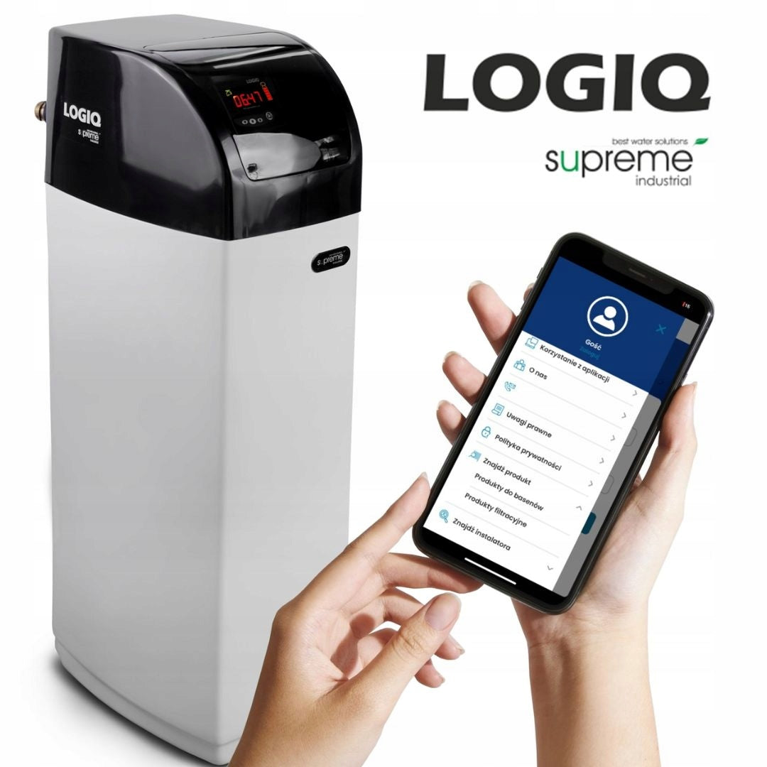 LOGIQ SUPREME 35 Water Softener Whole House Treatment Station UP-FLOW DLFR Brand Supreme
