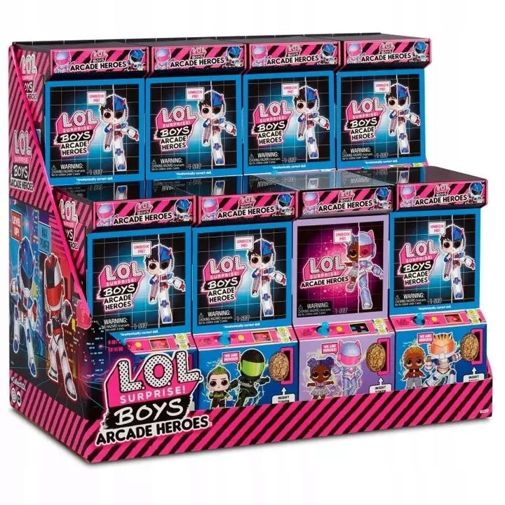 Lėlė su siurprizais L.O.L Surprise Boys Arcade Heroes Bhaddie Bro