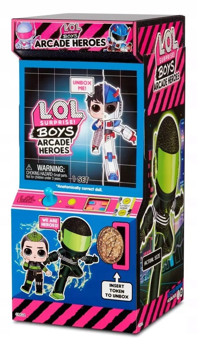 Lėlė su siurprizais L.O.L Surprise Boys Arcade Heroes Bhaddie Bro