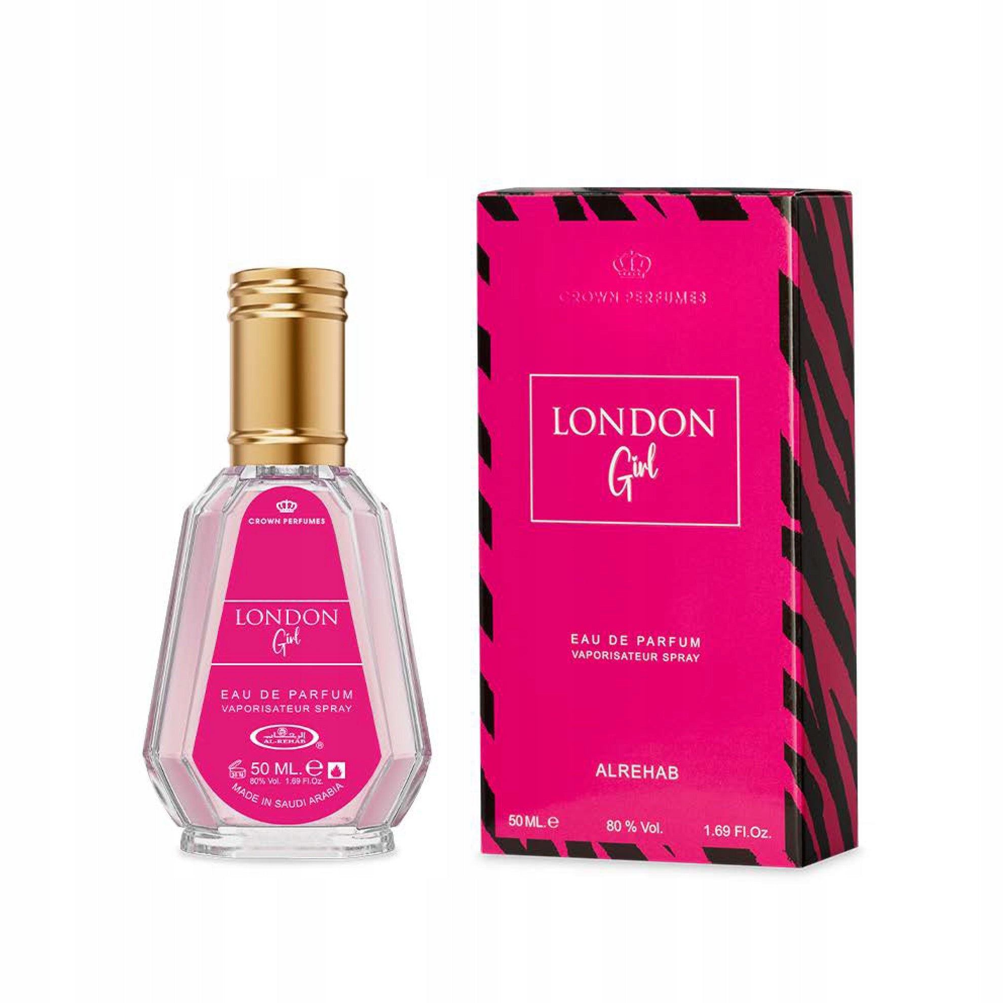 LONDON GIRL PERFUME ARABIC SWEET FLORAL FRUIT 50 ml AL REHAB EDP Packaging status original