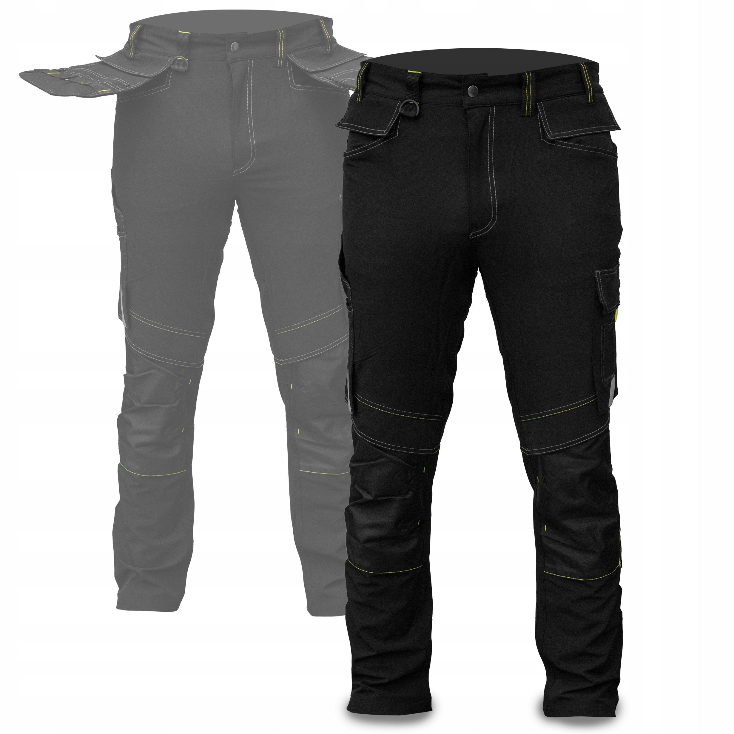 LONG WORK TROUSERS FOR MEN 4 WAY STRETCH ELASTIC STRONG ASSEMBLY BHP Brand FORINT