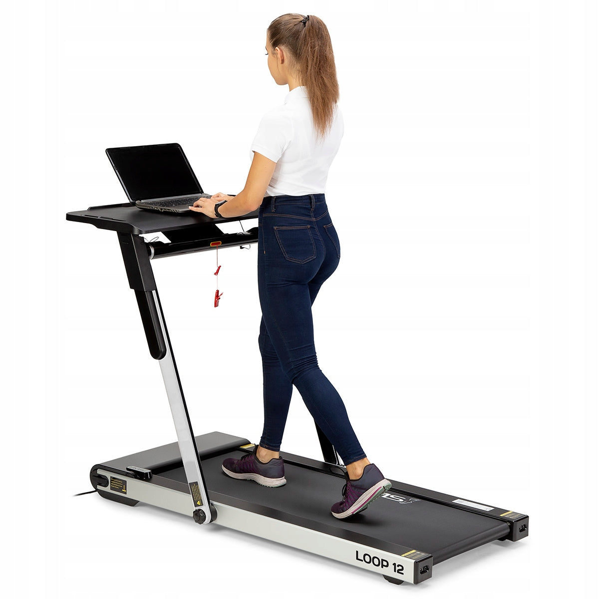 LOOP12 MULTI GRAY ELECTRIC TREADMILL WITH DESK HMS Model other