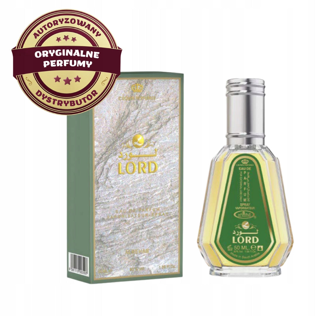 LORD ARABIC PERFUME MEN'S STRONG CITRUS FRESH 50 ml AL REHAB EDP