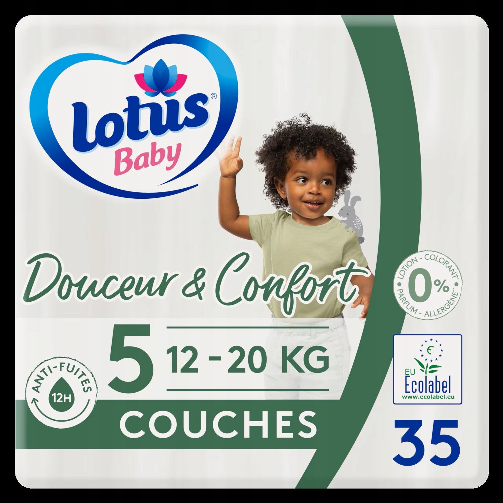 LOTUS BABY Diapers 5 (12-20kg) 35 pieces