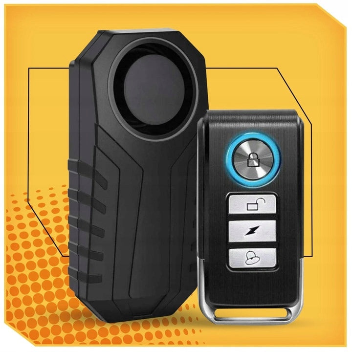 LOUD BICYCLE ALARM WITH REMOTE CONTROL WATERPROOF DURABLE Brand Lewer