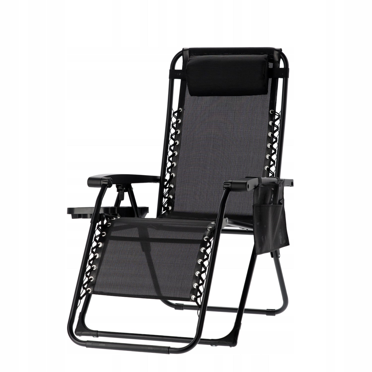LOUNGE CHAIR CAMPING GARDEN CHAIR ZERO GRAVITY FOLDING STAND Kind sunbed