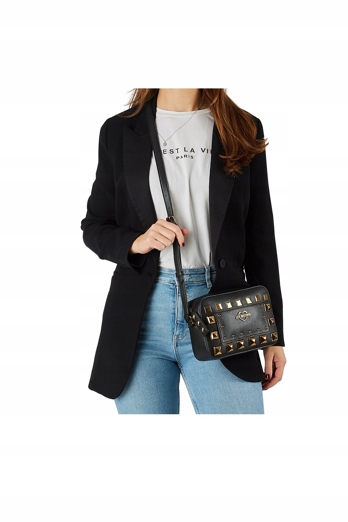 Handtasche für Damen Love Moschino - JC4286PP0BKO 39392, schwarz