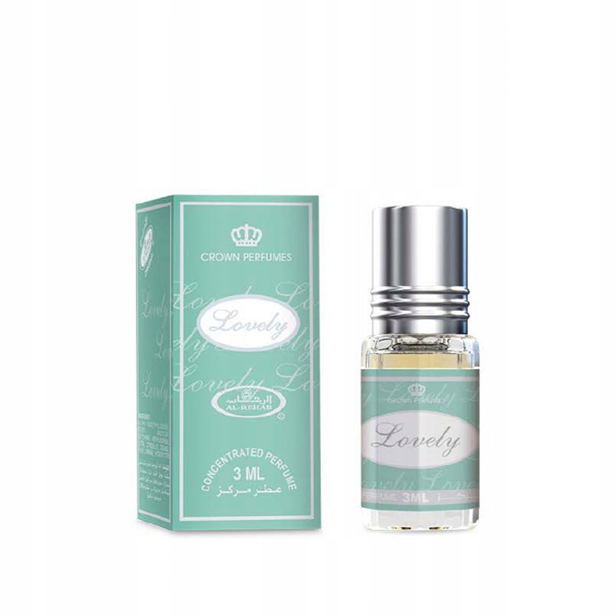 LOVELY ARABIC PERFUME IN OIL FRESH FLORAL FRUIT MUSK 3ml AL REHAB Packaging status original