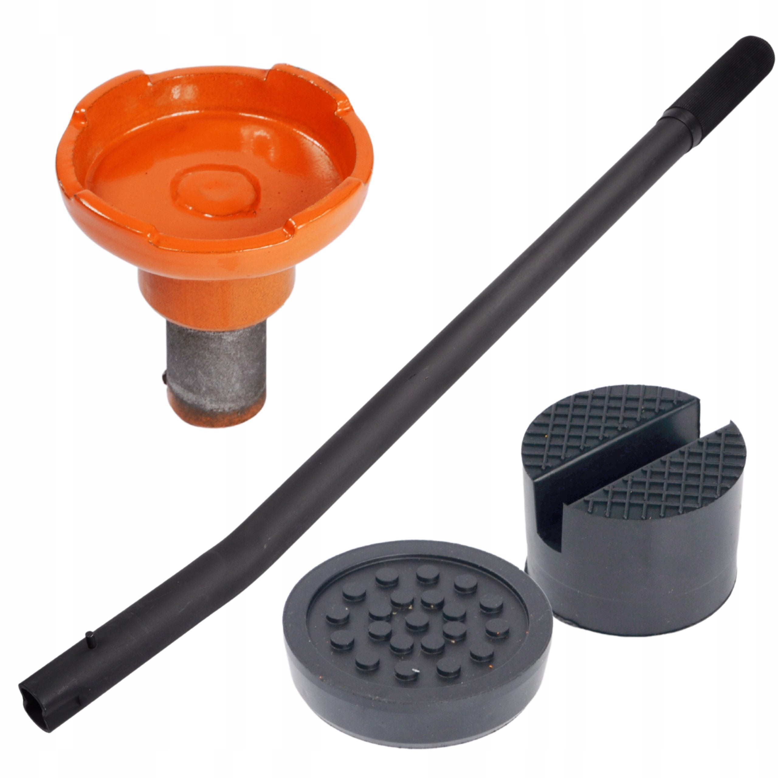LOW PROFILE FROG LIFTER 2,5T 2X RUBBER JACK SOLID STRONG Brand Black