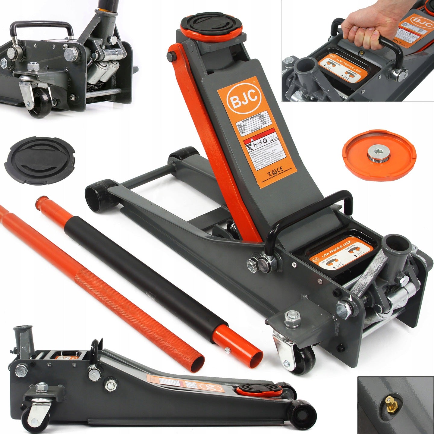 LOW PROFILE LIFT FROG 3T BJC 75-500mm+RUBBER