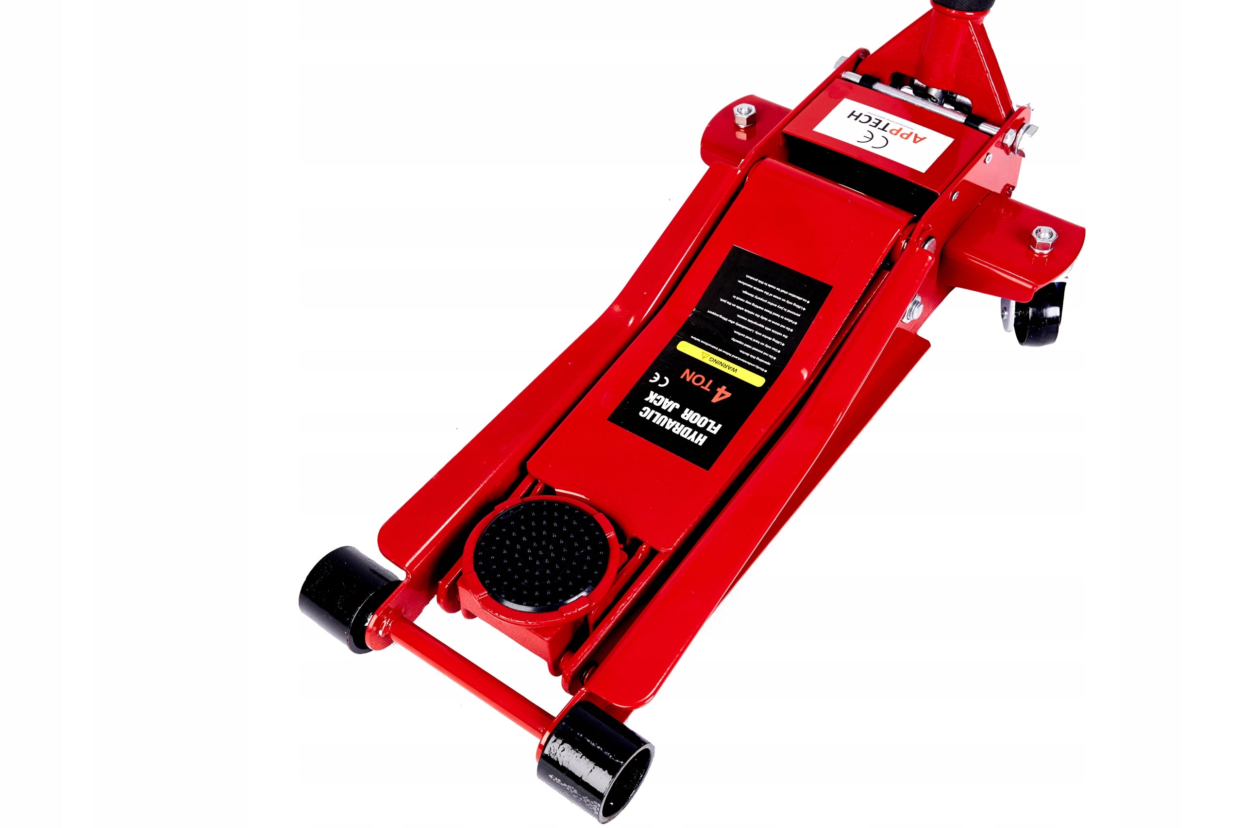 LOW PROFILE LIFT FROG 4T 2-PISTON RUBBER LOW 72-550mm WIDE WHEELS Lifting capacity 4000 kg