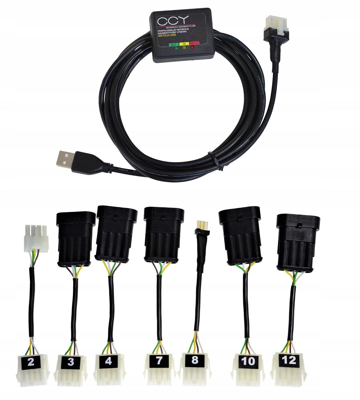 LPG interface 8 CONNECTORS S_T_A_G KING ELPIGAZ ZENIT KME