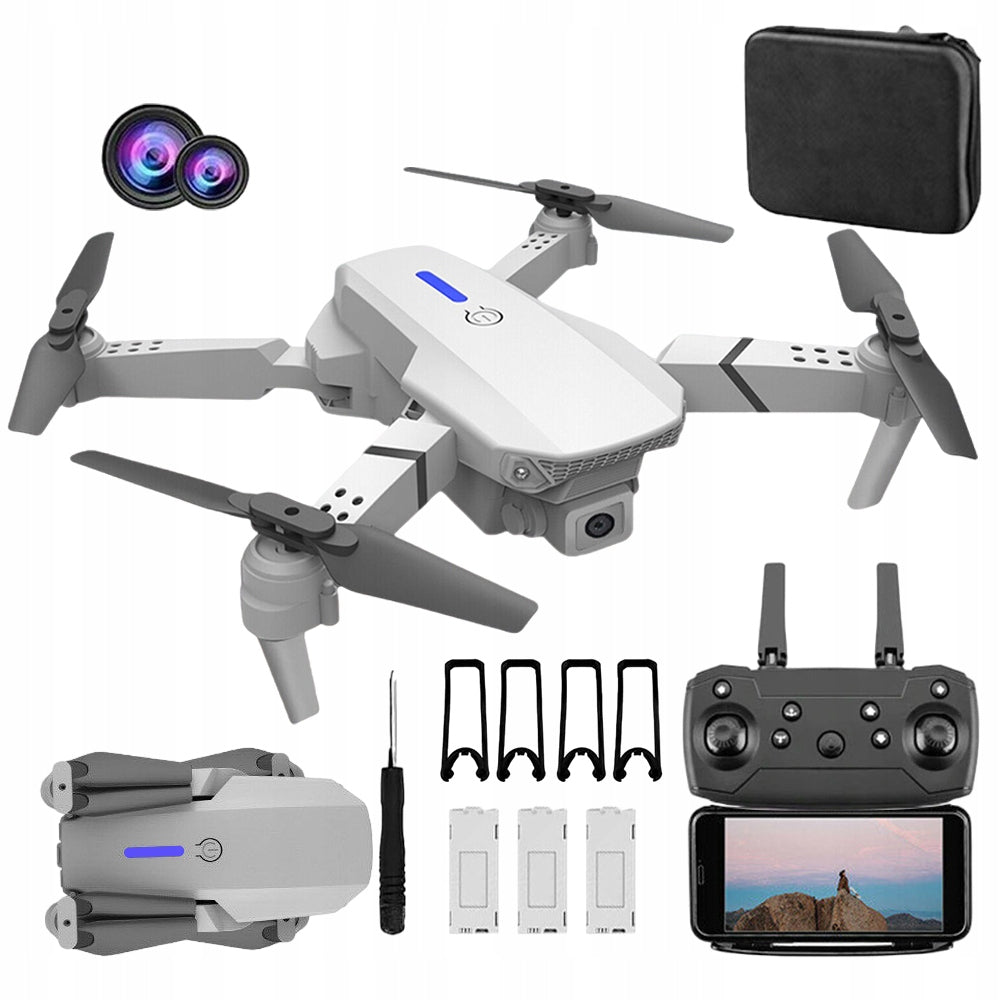LS-E525 FLYING DRONE QUADCOPTER MODEL REMOTE CONTROLLED FOLDING CAMERA