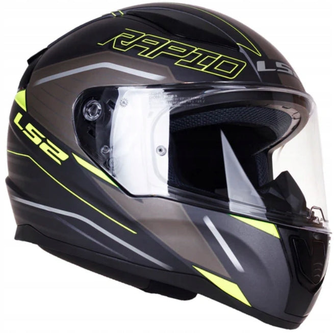 LS2 FF353 RAPID II ROKKU MOTORCYCLE HELMET INTEGRAL FULL ECE 22.06 Packaging status original