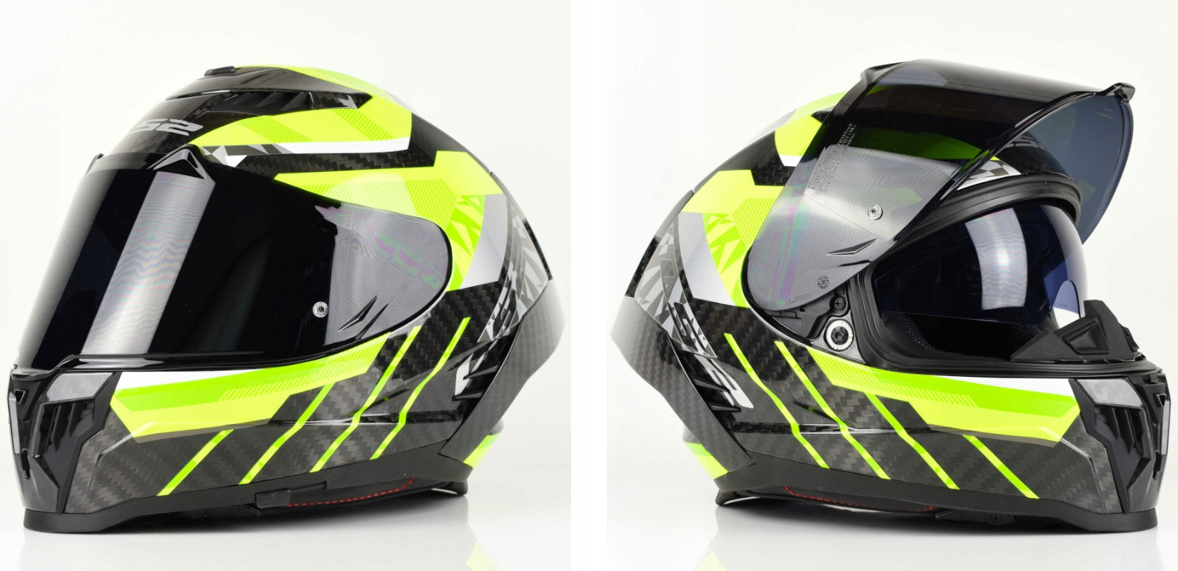 LS2 FF807 Dragon Trax H-Vis Yellow M helmet Manufacturer's catalog number 168075254M