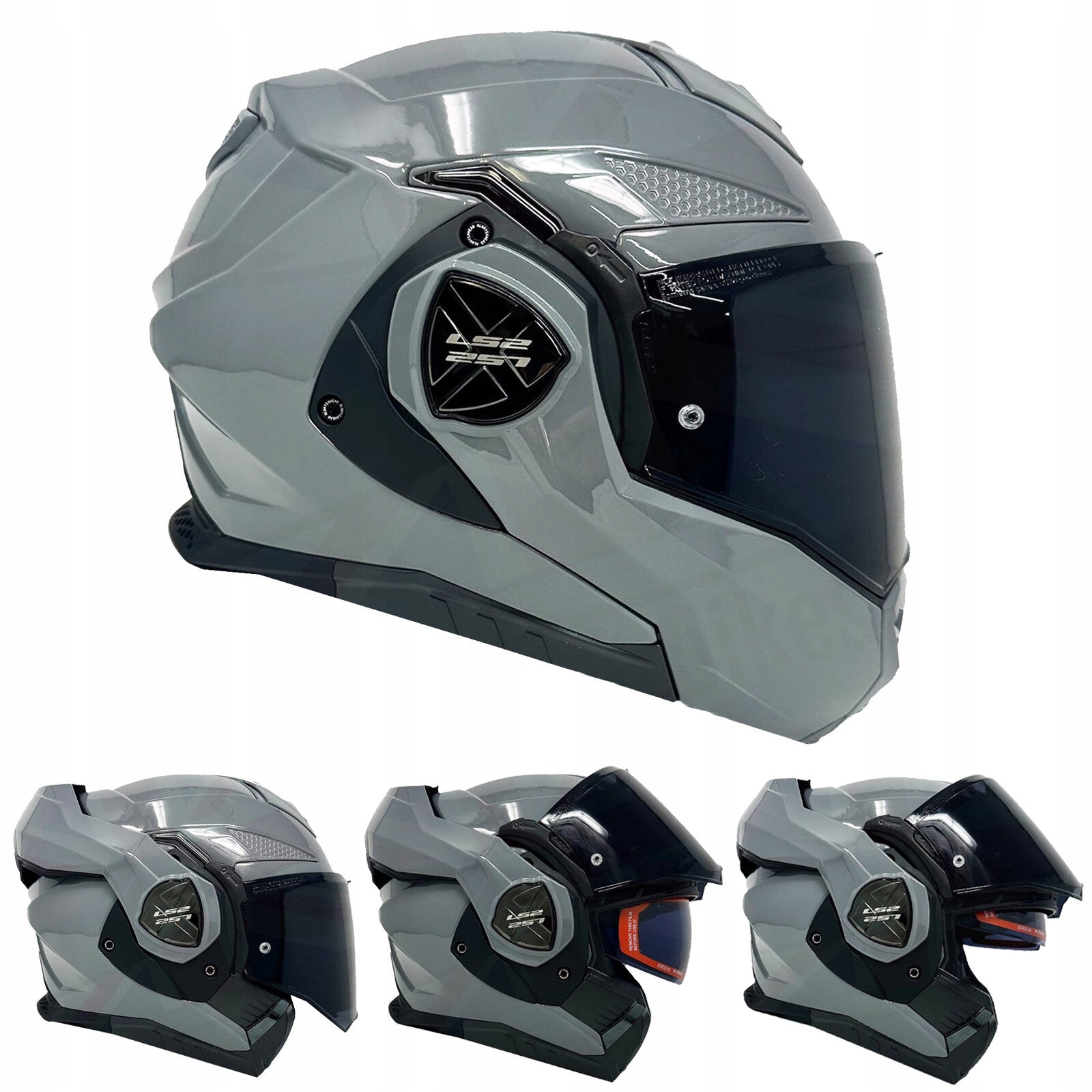 LS2 FF901 ADVANT X NARDO GREY MODULAR HELMET L Packaging status original
