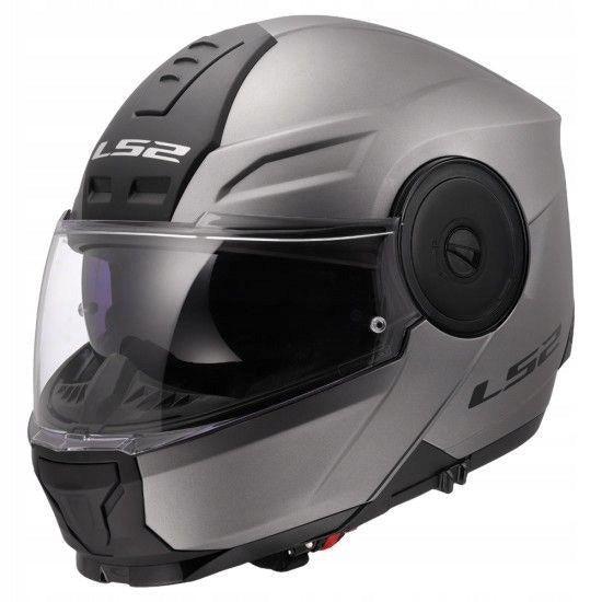LS2 FF902 SCOPE II titanium M jaw helmet
