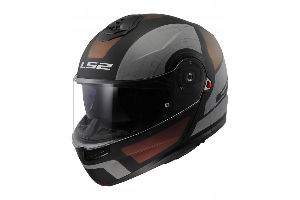 LS2 FF908 STROBE II Motorcycle helmet jaw blend balaclava size. M