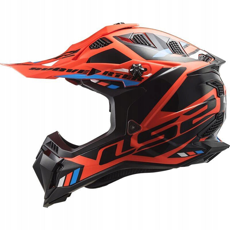 LS2 HELMET MX700 SUBVERTER EVO STOMP ORANGE BLACK S