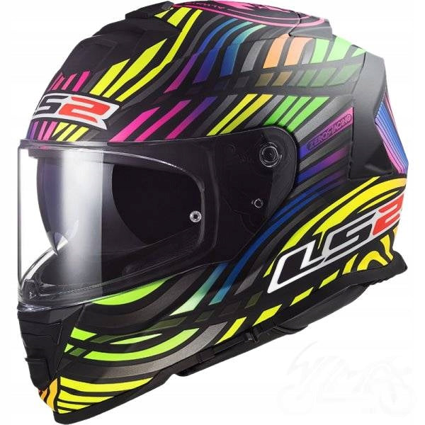 LS2 MOTORCYCLE HELMET INTEGRAL BLENDA FF800 STORM II POWER RAINBOW S