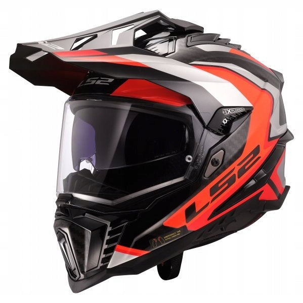 LS2 MOTORCYCLE HELMET INTEGRAL MX701 EXPLORER C FRONTIER II ORANGE XXL Manufacturer LS2