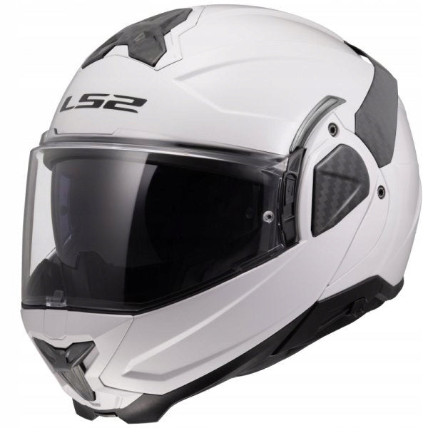 LS2 MOTORCYCLE HELMET JAW BLEND PINLOCK FF910 ADVANT II WHITE S Y05