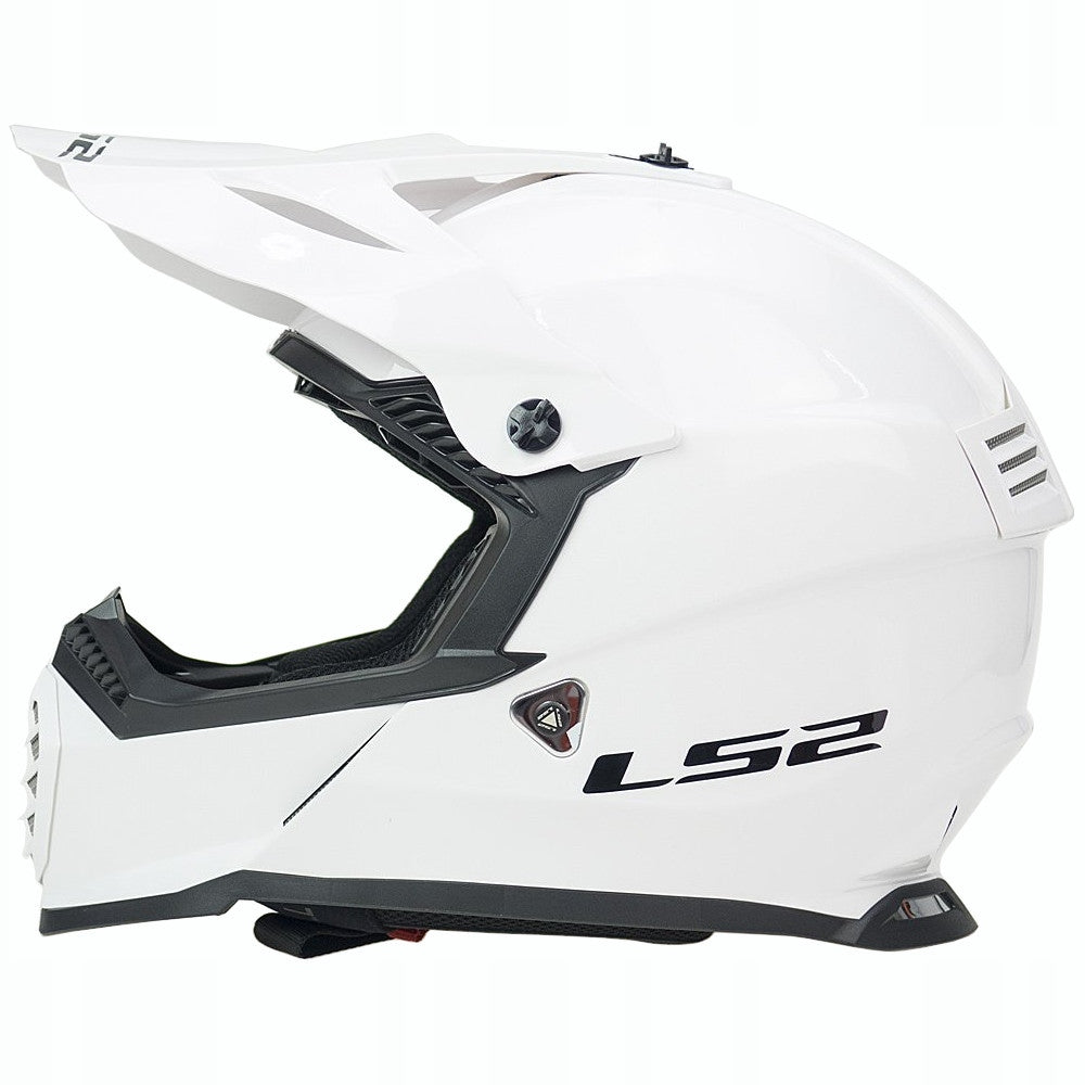 LS2 MX437 FAST EVO WHITE CROSS XL HELMET EAN (GTIN) 5900774881964
