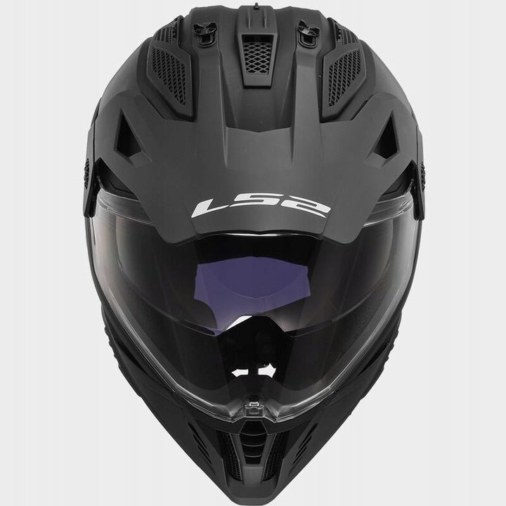 LS2 MX702 Pioneer II Matt Black Adventure Helmet S Manufacturer's catalog number 467021011S