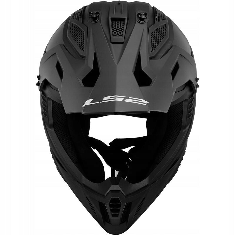 LS2 MX708 FAST II SOLID MATT BLACK helmet enduro cross quad atv pit bike XXL Manufacturer LS2