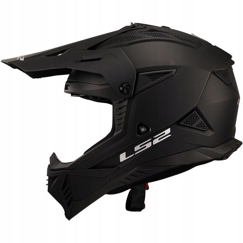 LS2 MX708 FAST II SOLID MATT BLACK helmet enduro cross quad atv pit bike XXL Manufacturer's catalog number AK4670810116