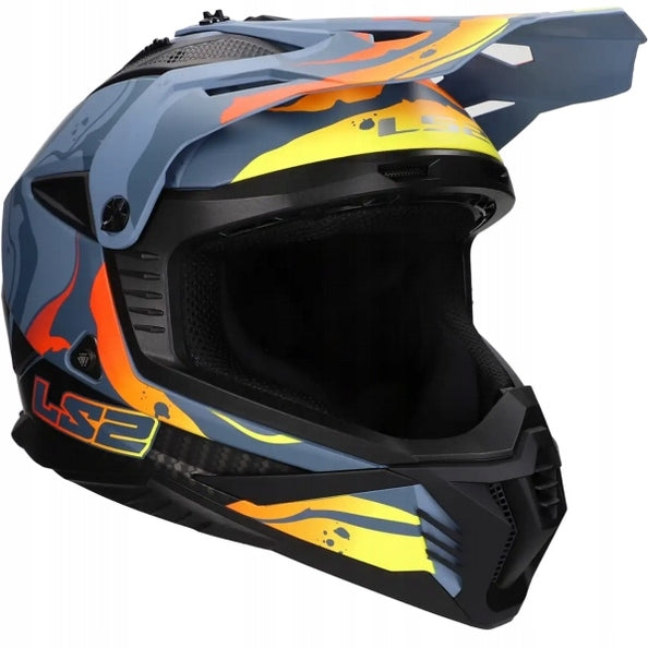 LS2 MX708 Fast II Wash Gray 3XL cross helmet Manufacturer's catalog number 4670822663XL