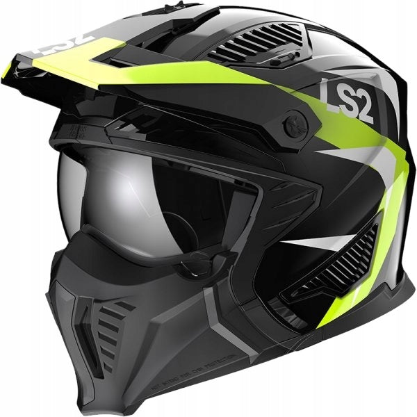 LS2 OF606 DRIFTER TRIALITY HV L MOTORCYCLE HELMET