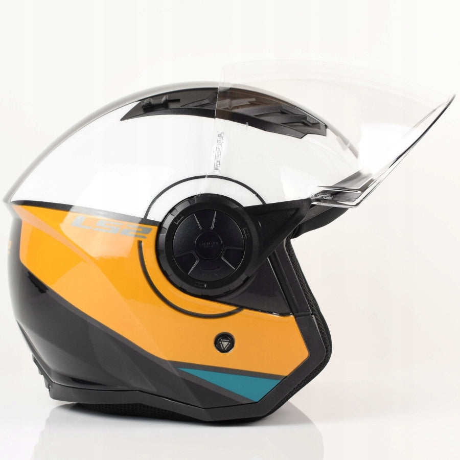 LS2 OF616 AIRFLOW II COVER WHITE BROWN MOTORCYCLE HELMET JET OPEN L Manufacturer's catalog number AK3661620645